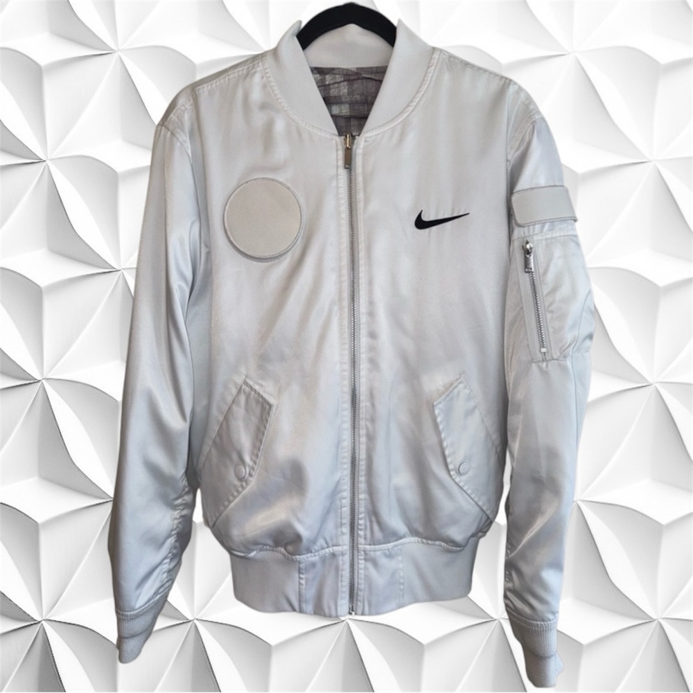 Nike Reversible Satin Tennis Bomber Sports Jacket